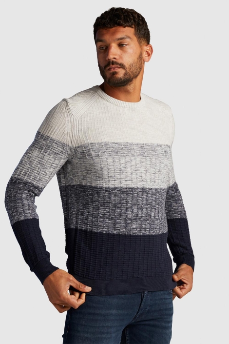 Cast Iron crewneck casual stripe crewneck
